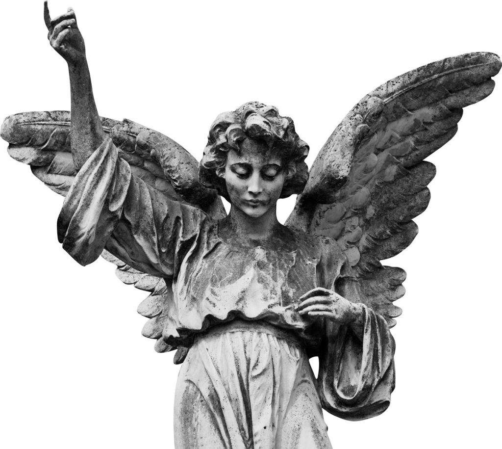 Immagine decorativa di una statua funeraria